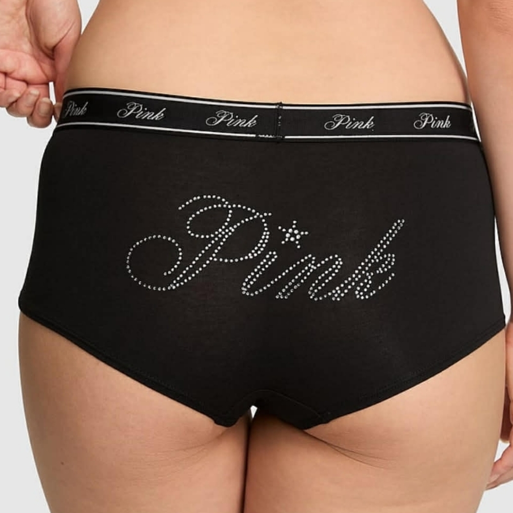 PINK Cotton Logo Shortie Size XXL NWT - Picture 3 of 9